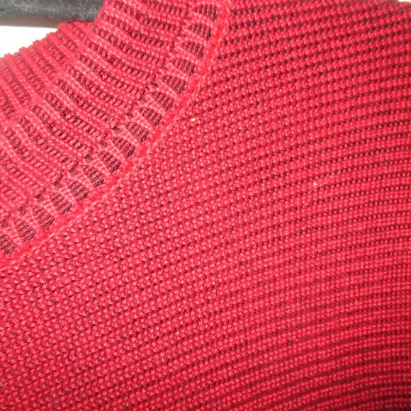 St. Croix knits mens red crewneck sweater pullover xxlong cotton tencel - Picture 3 of 3